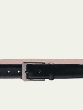 Magnanni Black Leather Belt